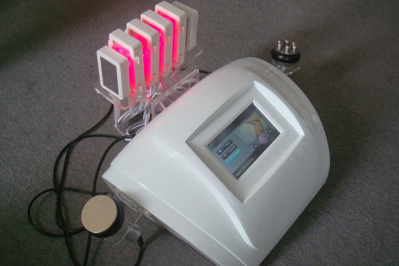 Gros Lipo laser de dissolution multipolaire de rf amincissant la machine avec l'écran de couleur