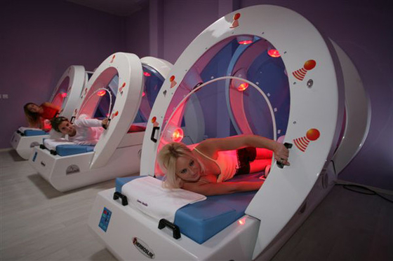 Capsule infrarouge de STATION THERMALE de musicothérapie de yoga pour l'exercice de yoga 50HZ/60HZ